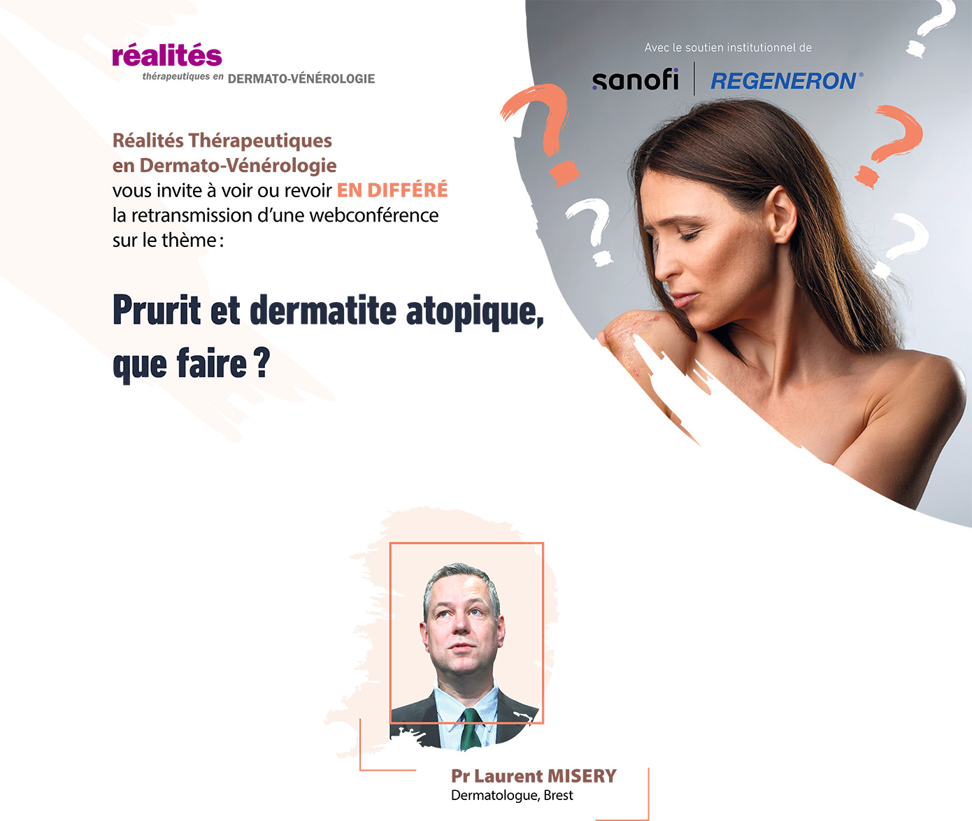 Différé de la webconférence "Prurit et dermatite atopique, que faire ?"